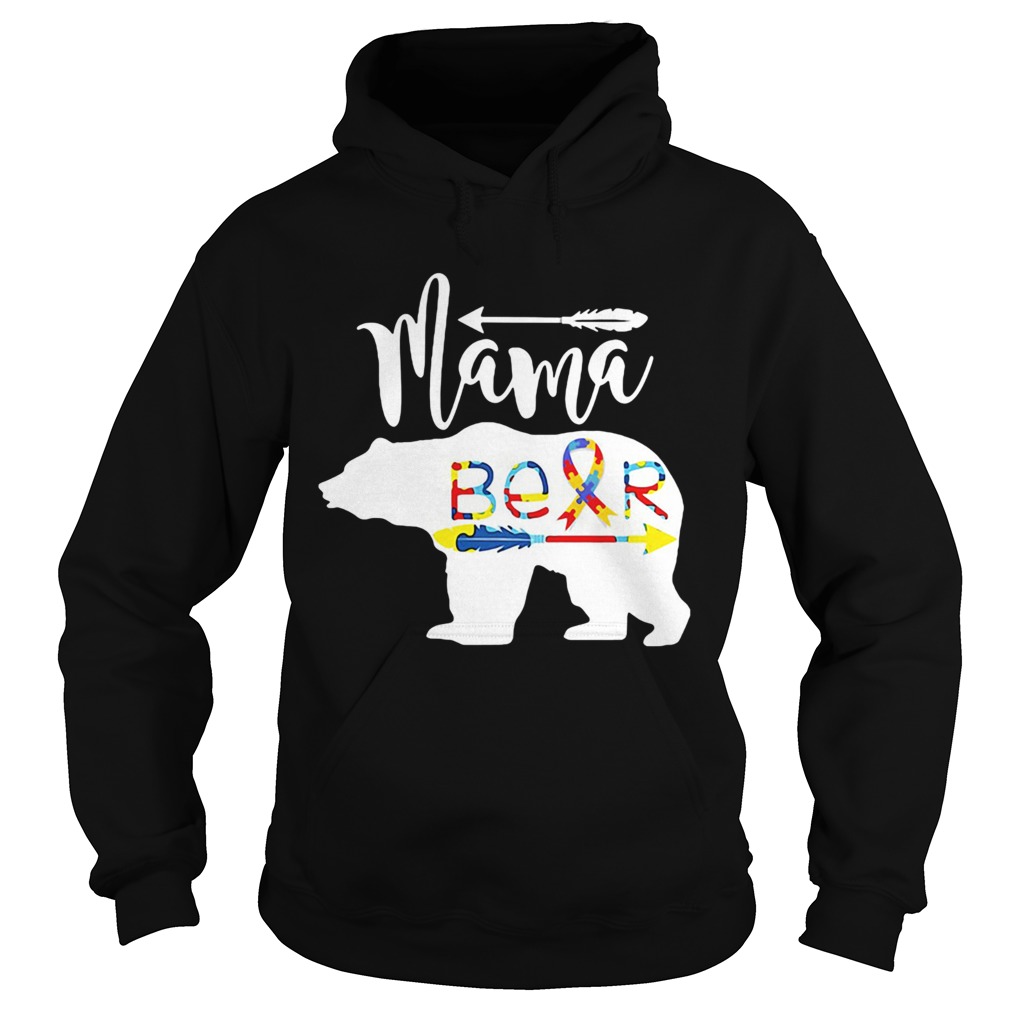 Mama Bear Autism Awareness  Hoodie