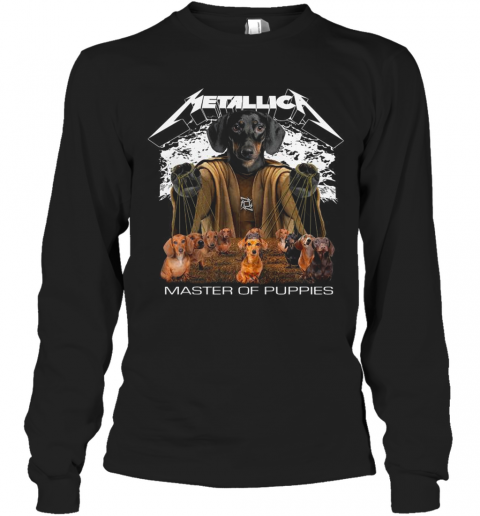 Metallica Master Of Puppies T-Shirt Long Sleeved T-shirt 