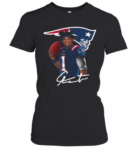 New England Patriots Cam Newton Signature T-Shirt Classic Women's T-shirt