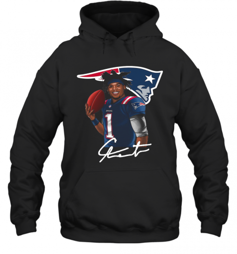 New England Patriots Cam Newton Signature T-Shirt Unisex Hoodie