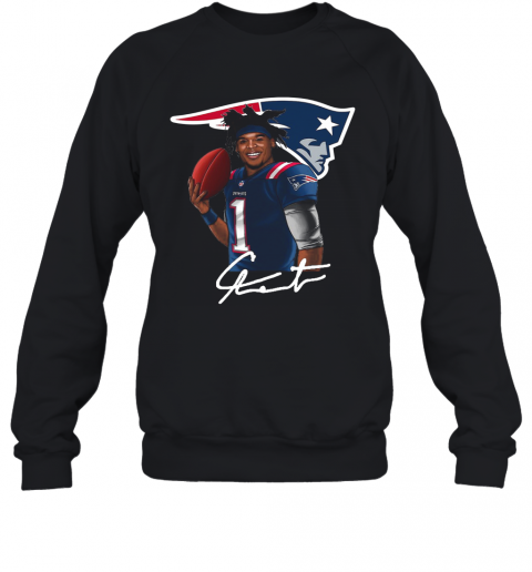 New England Patriots Cam Newton Signature T-Shirt Unisex Sweatshirt