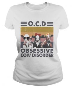 Ocd obsessive cow disorder vintage retro  Classic Ladies