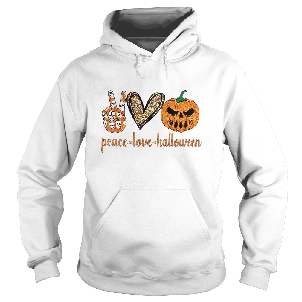 Peace Love Halloween Hoodie