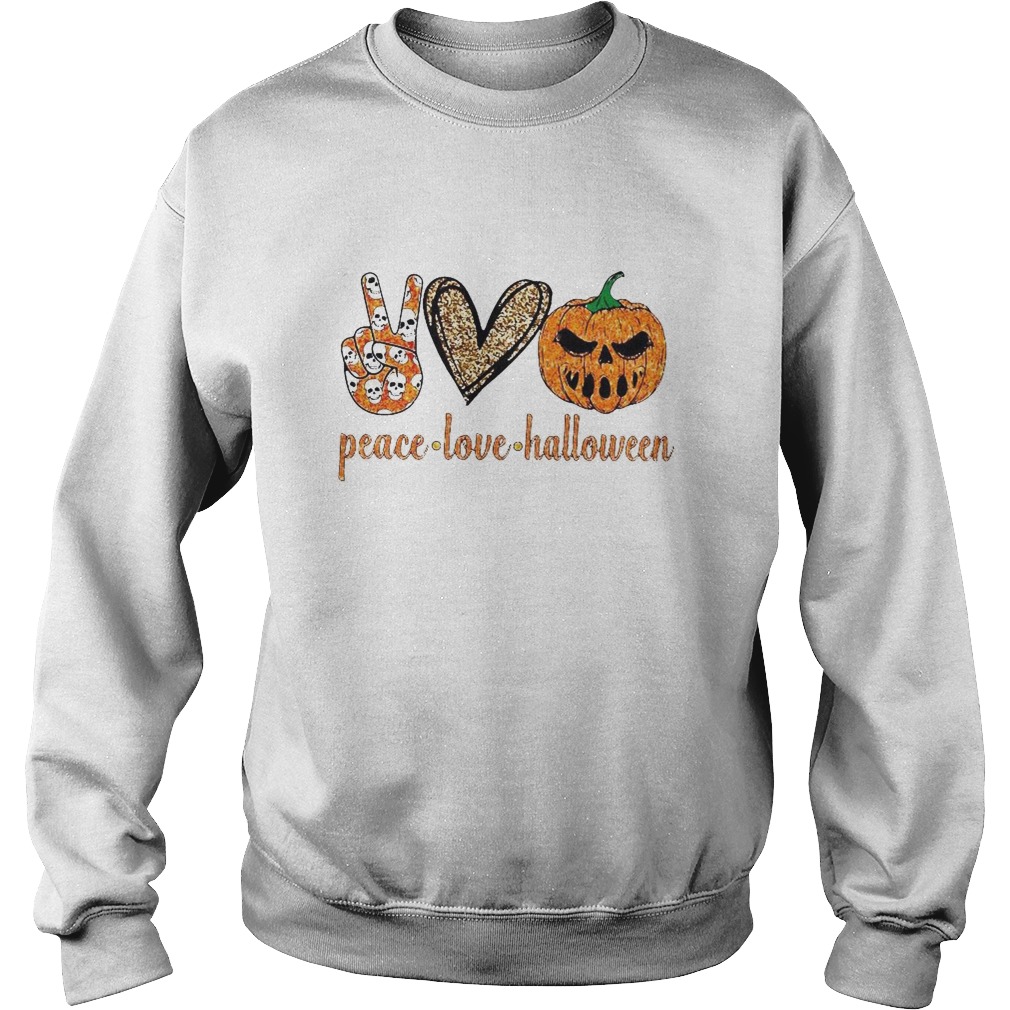 Peace Love Halloween Sweatshirt