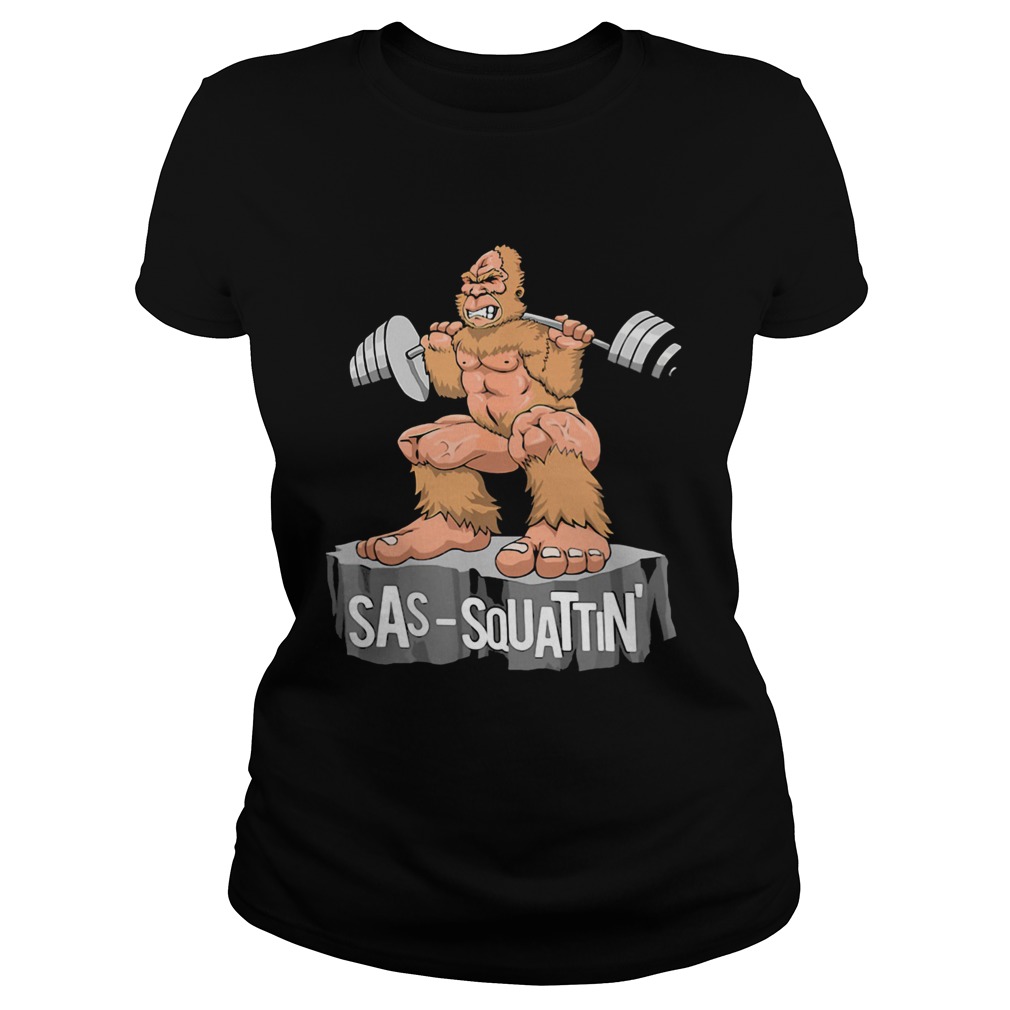 Sas Squattin Apes Weightlifting Rock Classic Ladies