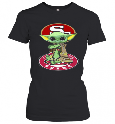 Star Wars Baby Yoda Tattoos San Francisco 49Ers T-Shirt Classic Women's T-shirt