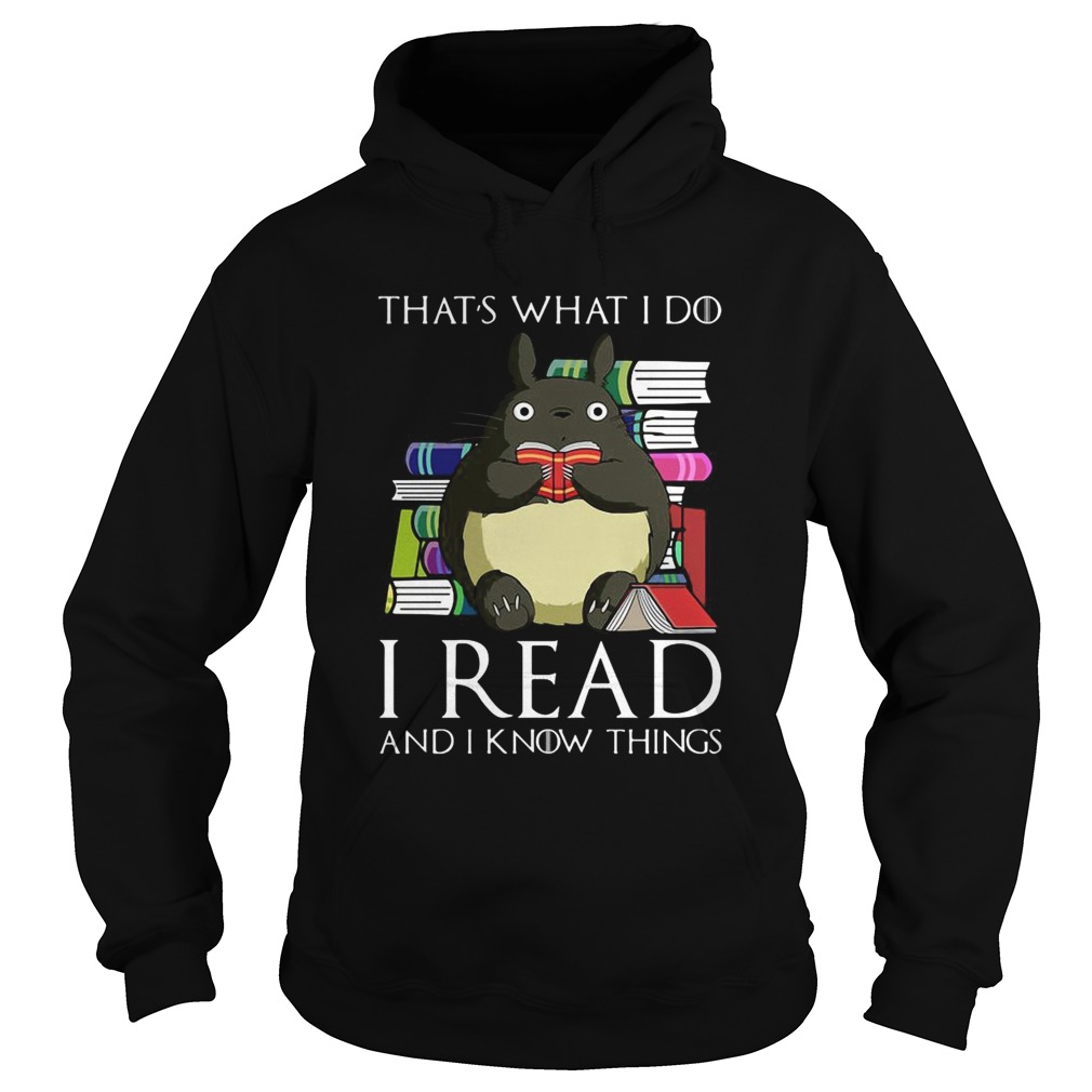 Thats What I Do I Read And I Know Things Book Mouse Hoodie