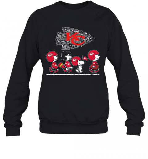 The Peanuts Kansas City Chiefs Team Football T-Shirt Unisex Sweatshirt