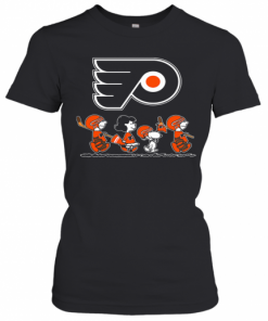 The Peanuts Philadelphia Flyers Hockey Logo T-Shirt Classic Women's T-shirt