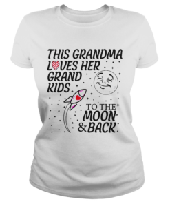 This Grandma Loves Her Grandkids To The Moon And Back  Classic Ladies