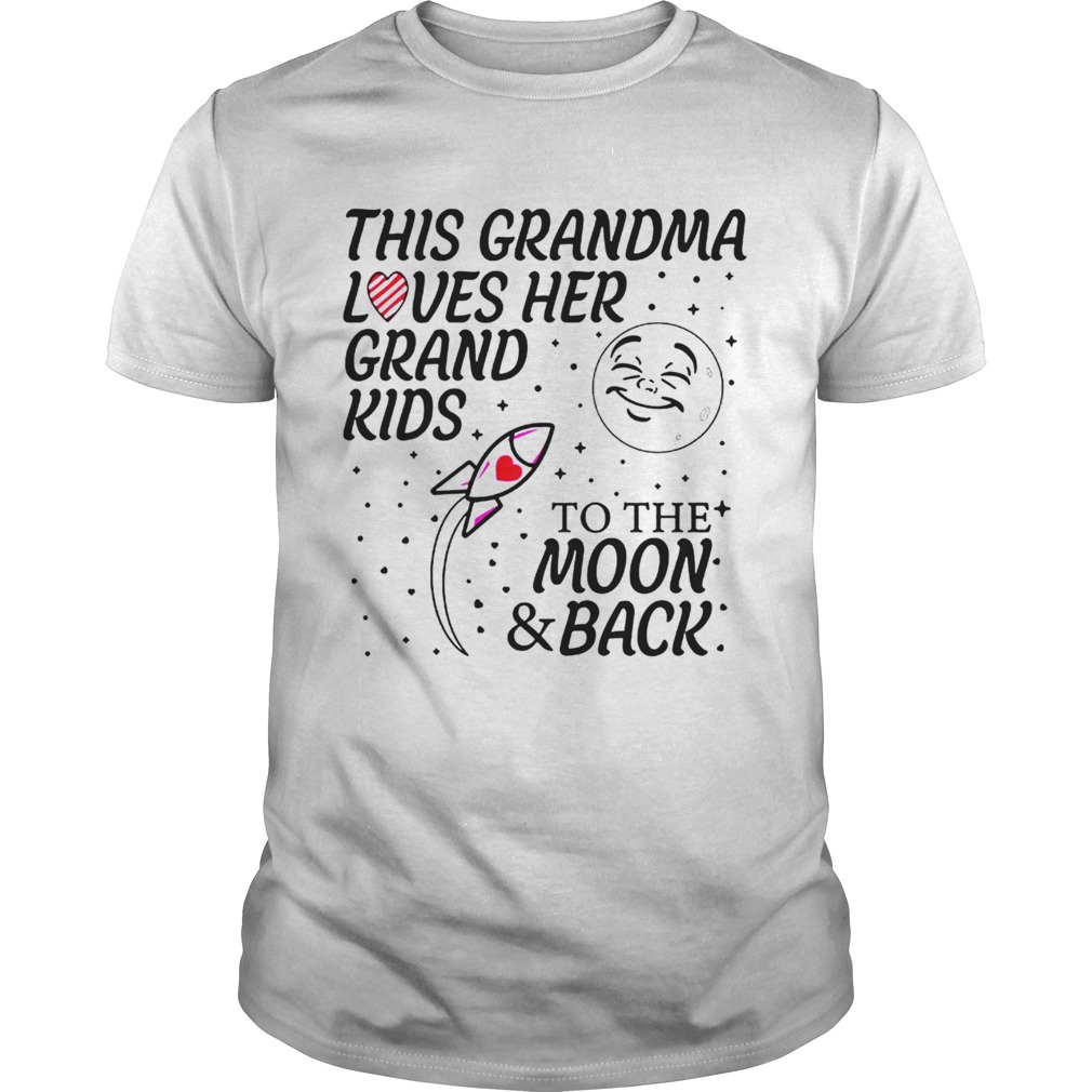 This Grandma Loves Her Grandkids To The Moon And Back shirt