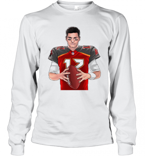 Tom Brady Buccaneers T-Shirt Long Sleeved T-shirt 