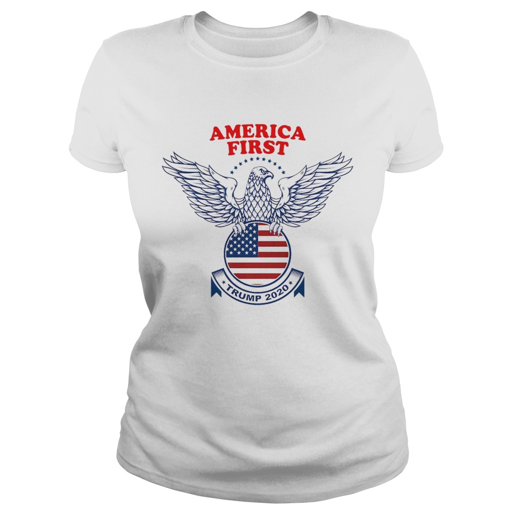 Trump Nazi Eagle America First 2020 Classic Ladies