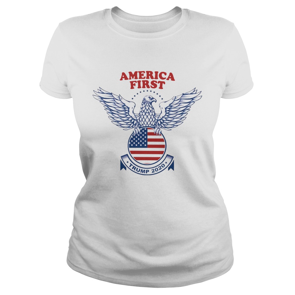 Trump Nazi Eagle America First 2020 Classic Ladies