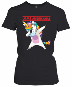 Unicorn Mask Lojas Americanas Logo T-Shirt Classic Women's T-shirt