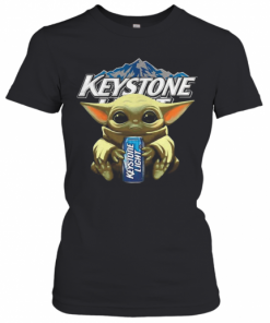 Yoda Baby Hugs Keystone Light T-Shirt Classic Women's T-shirt