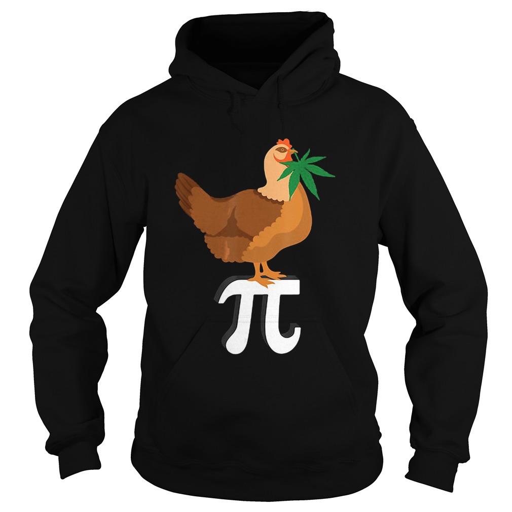 weed chicken pi Hoodie