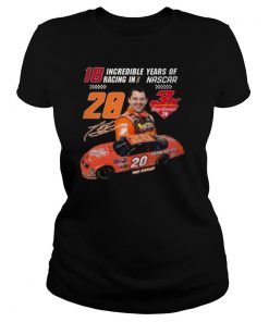 18 incredible years of racing in nascar 20 tony stewart signature shirt