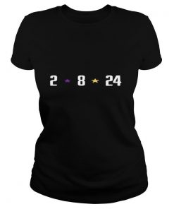 2 8 24 los angeles lakers kobe bryant shirt