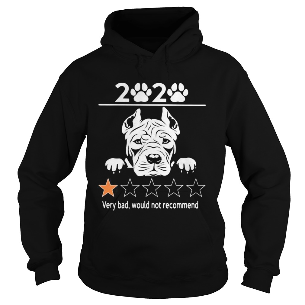 2020 paw pitbull very bad would not recommend stars Hoodie