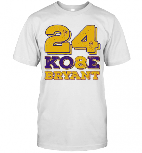 24 Kobe Bryant Los Angeles Lakers Basketball T-Shirt