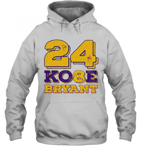 24 Kobe Bryant Los Angeles Lakers Basketball T-Shirt Unisex Hoodie