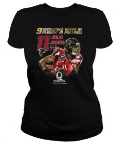 9 incredible years of laying in football 11 julio jones atlanta falcons signature shirt