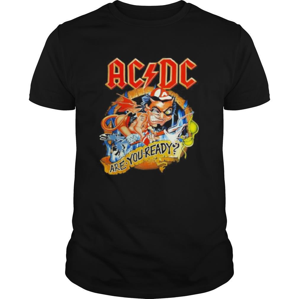 Acdc band are you ready satan shirt