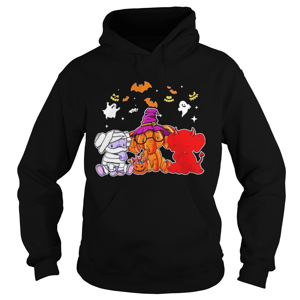 Awesome Elephant Ghost Halloween Hoodie