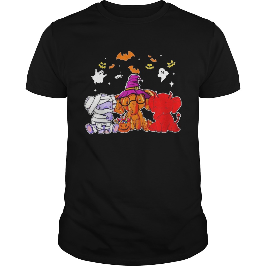 Awesome Elephant Ghost Halloween shirt