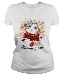 BLOOMING CAT WATERCOLOR CAT FLOWER  Classic Ladies