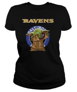 Baby Yoda Baltimore Ravens Football