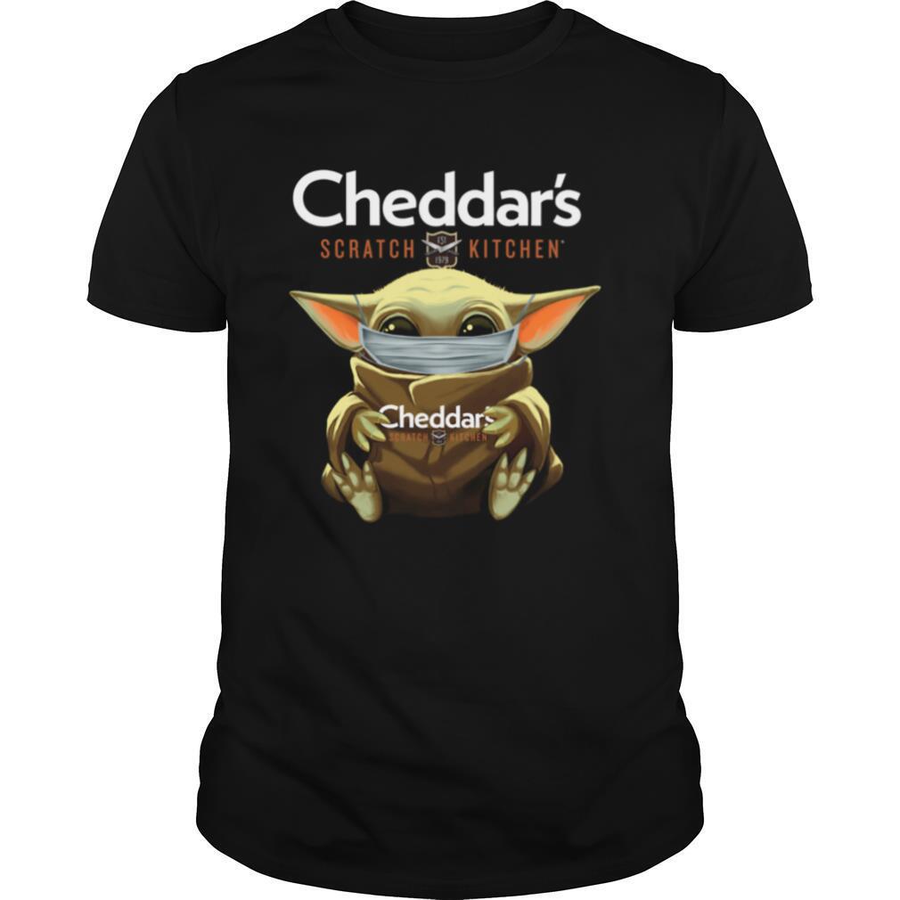 Baby Yoda Face Mask Cheddar’s Scratch Kitchen shirt