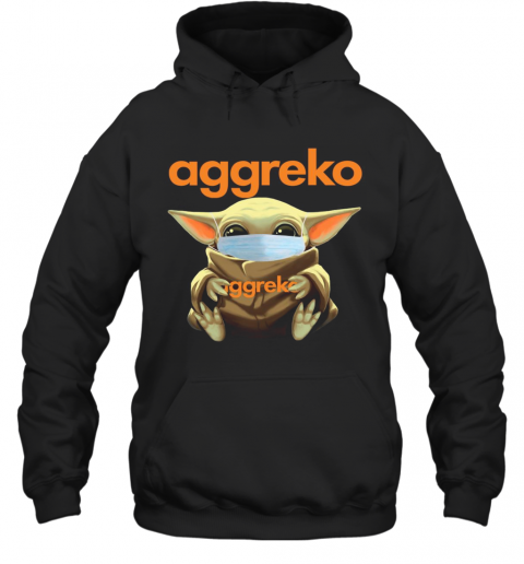 Baby Yoda Face Mask Hug Aggreko T-Shirt Unisex Hoodie