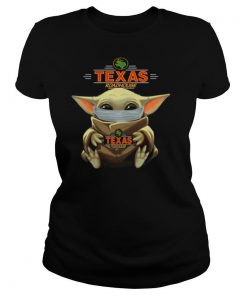 Baby Yoda Face Mask Hug Texas Roadhouse shirt