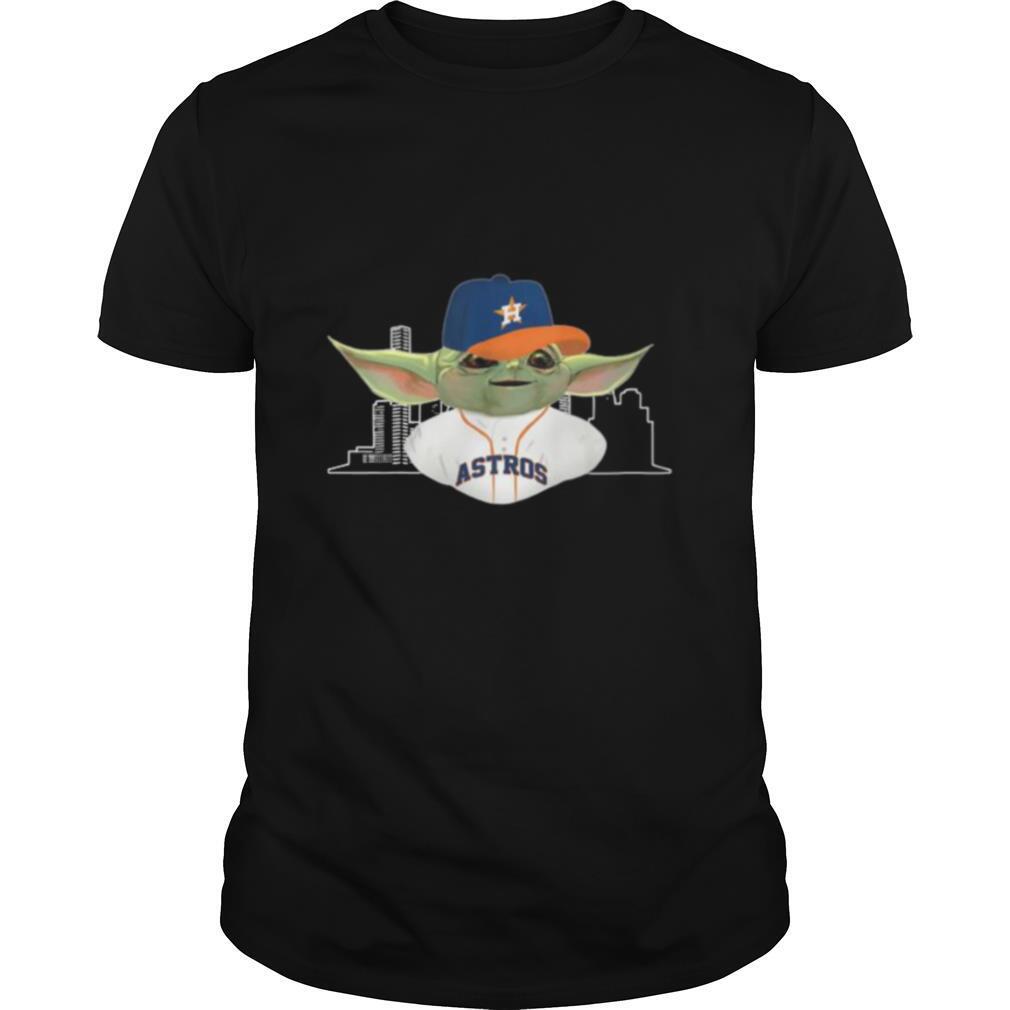 Baby Yoda Houston Astros Baseball Player