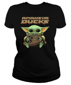 Baby Yoda Hug Anaheim Ducks Baseball