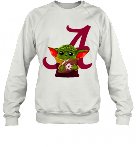 Baby Yoda Hug Atlanta Braves Football T-Shirt Unisex Sweatshirt