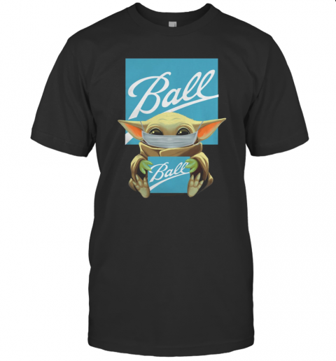 Baby Yoda Hug Ball Corporation T-Shirt