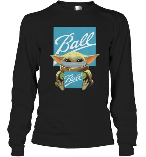 Baby Yoda Hug Ball Corporation T-Shirt Long Sleeved T-shirt 