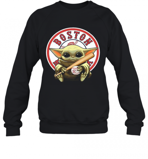 Baby Yoda Hug Boston Red Sox Baseball T-Shirt Unisex Sweatshirt