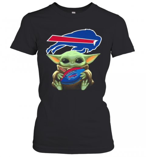 Baby Yoda Hug Buffalo Bills Football T-Shirt Classic Women's T-shirt