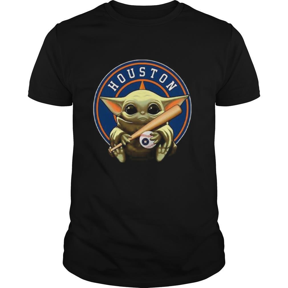 Baby Yoda Hug Houston Astros Baseball