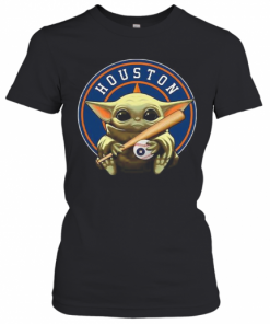 Baby Yoda Hug Houston Astros Baseball T-Shirt Classic Women's T-shirt