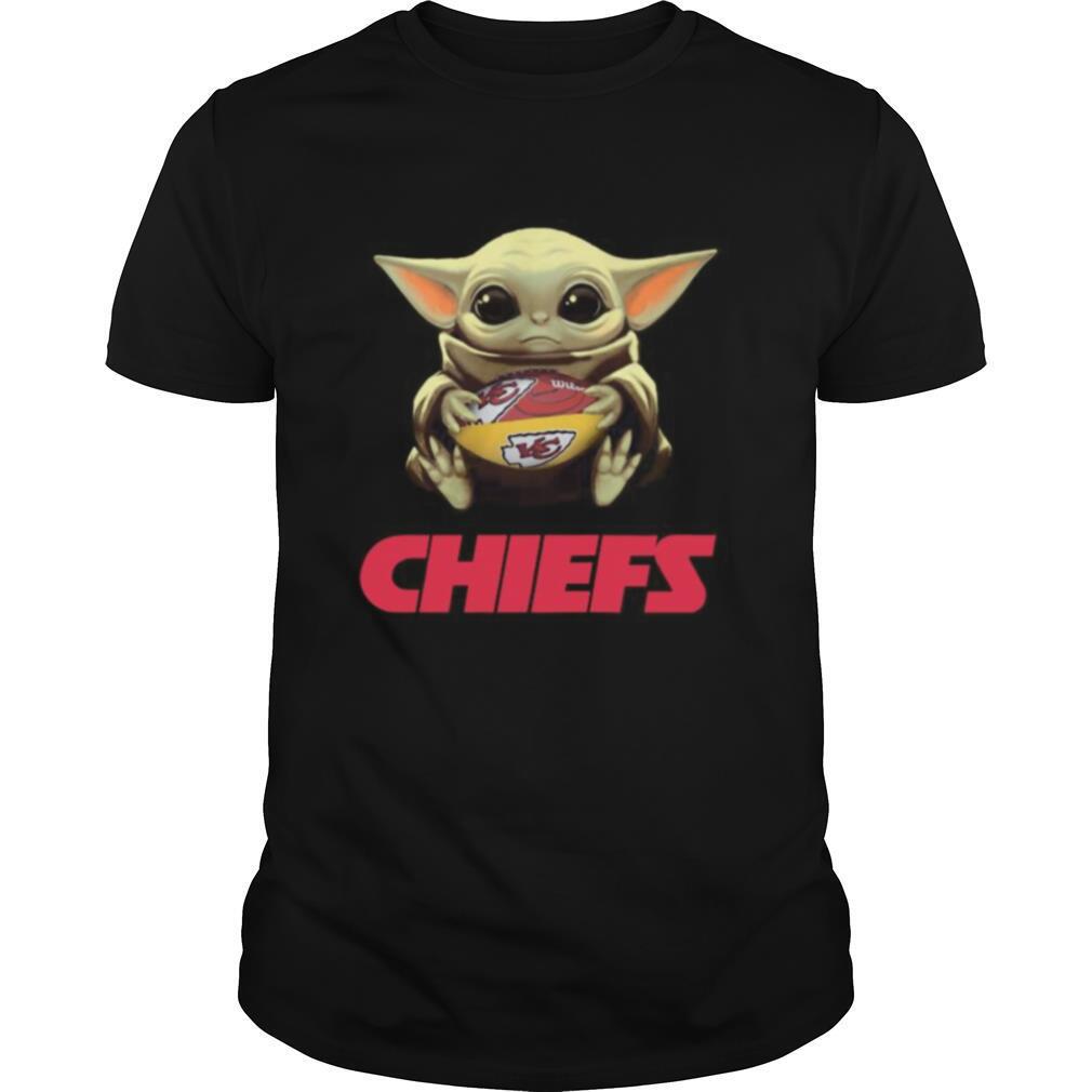 Baby Yoda Hug Kansas City Chiefs Football