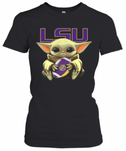 Baby Yoda Hug Lsu Tigers Football T-Shirt Classic Women's T-shirt