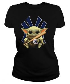 Baby Yoda Hug New York Yankees Baseball