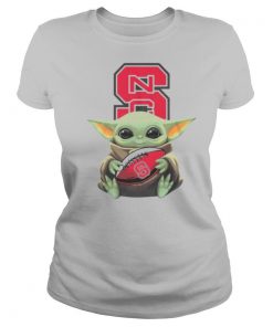 Baby Yoda Hug North Carolina State Football