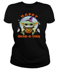 Baby Yoda Hug Pumpkin Happy Quar o teen shirt