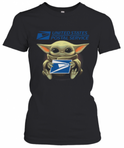 Baby Yoda Hug United States Postal Service It'S Dangerous To Go Alone Take This T-Shirt Classic Women's T-shirt